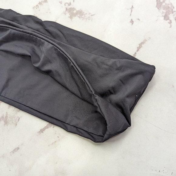 Good American Swim Top Women Black Better Band Bandeau Strapless - Picture 6 of 9